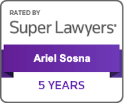 Super Lawyers Ariel Sosna 5 Years